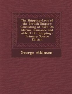 Couverture_The Shipping-Laws of the British Empire