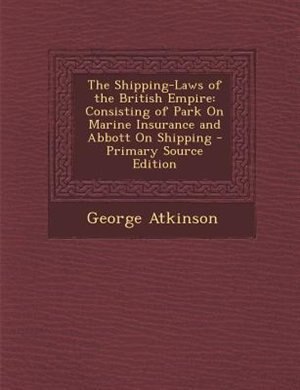 Couverture_The Shipping-Laws of the British Empire