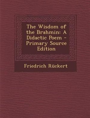 Couverture_The Wisdom of the Brahmin