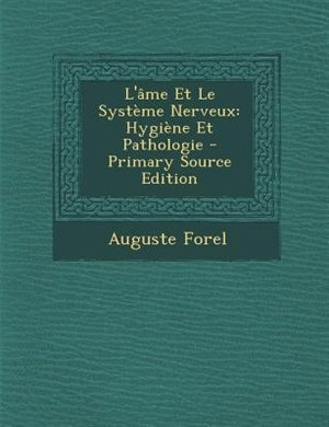 Front cover_L'Gme Et Le SystFme Nerveux