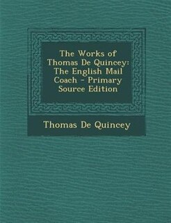 Front cover_The Works of Thomas De Quincey