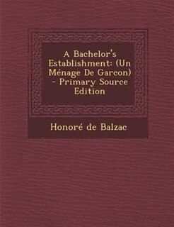 Couverture_A Bachelor's Establishment