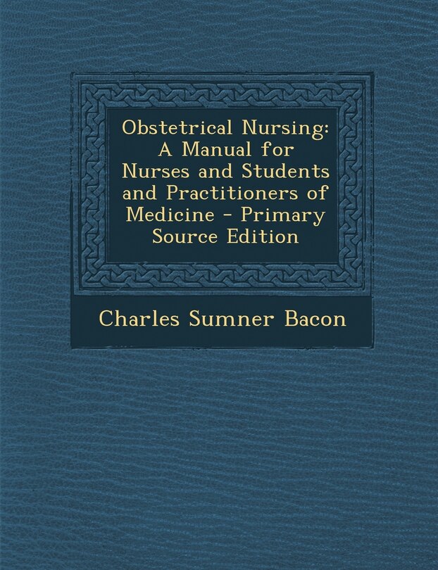 Front cover_Obstetrical Nursing