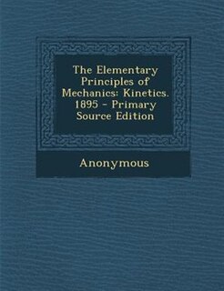 Front cover_The Elementary Principles of Mechanics
