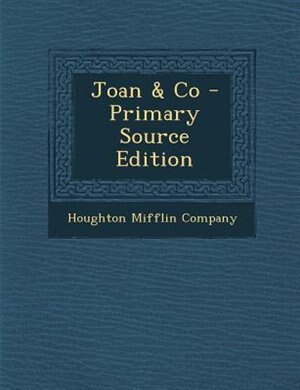 Couverture_Joan & Co - Primary Source Edition