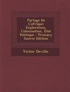 Front cover_Partage De L'afrique