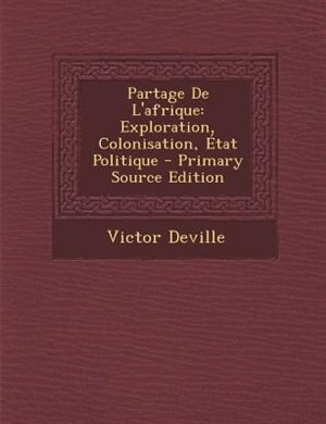 Front cover_Partage De L'afrique