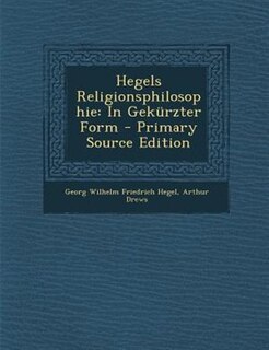 Front cover_Hegels Religionsphilosophie