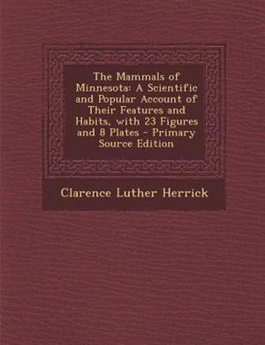 Front cover_The Mammals of Minnesota