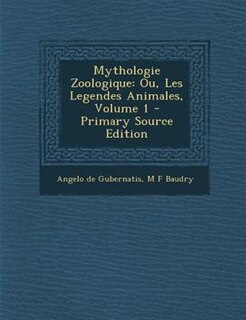 Couverture_Mythologie Zoologique