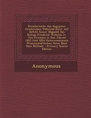 Front cover_Reiseberichte Aus Aegypten