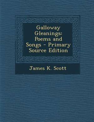 Front cover_Galloway Gleanings