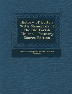 Couverture_History of Bolton