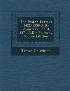 Front cover_The Paston Letters 1422-1509 A.D.