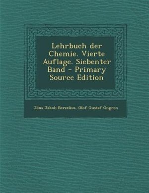 Front cover_Lehrbuch der Chemie. Vierte Auflage. Siebenter Band - Primary Source Edition