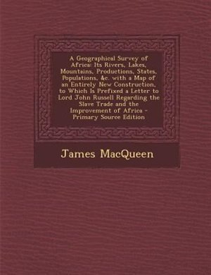 Front cover_A Geographical Survey of Africa