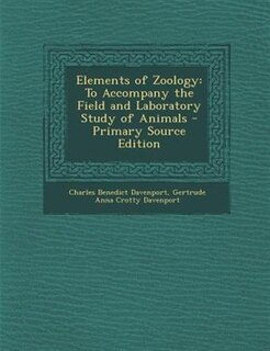Couverture_Elements of Zoology
