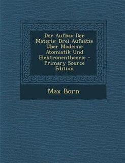 Couverture_Der Aufbau Der Materie