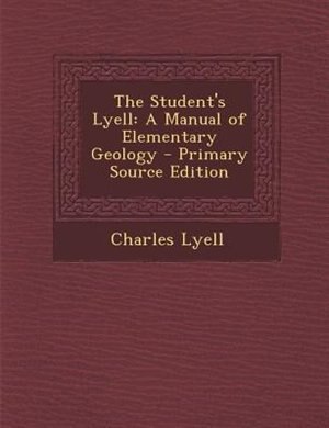 Front cover_The Student's Lyell