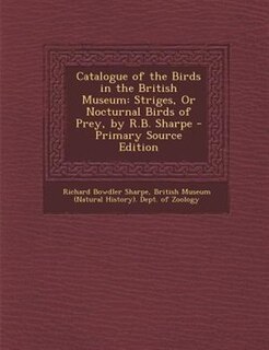 Front cover_Catalogue of the Birds in the British Museum