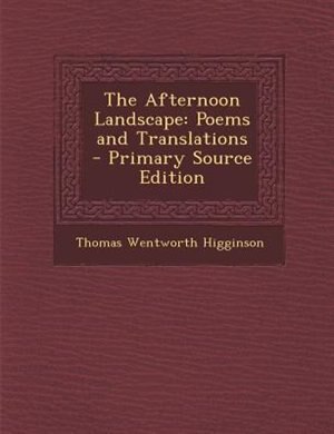 Couverture_The Afternoon Landscape