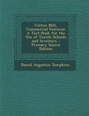 Couverture_Cotton Mill, Commercial Features