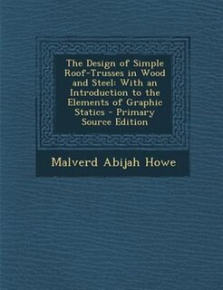 Front cover_The Design of Simple Roof-Trusses in Wood and Steel
