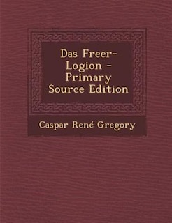 Couverture_Das Freer-Logion - Primary Source Edition