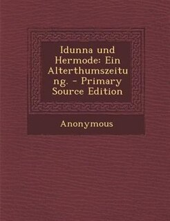 Couverture_Idunna und Hermode