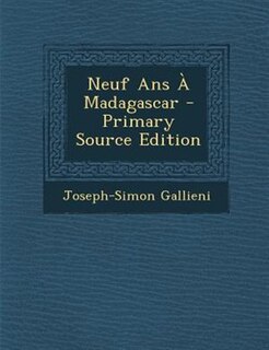 Front cover_Neuf Ans À Madagascar