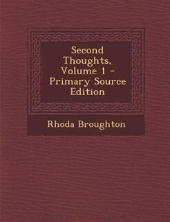 Couverture_Second Thoughts, Volume 1 - Primary Source Edition