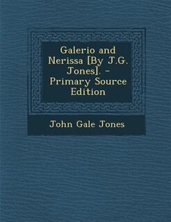 Couverture_Galerio and Nerissa [By J.G. Jones]. - Primary Source Edition