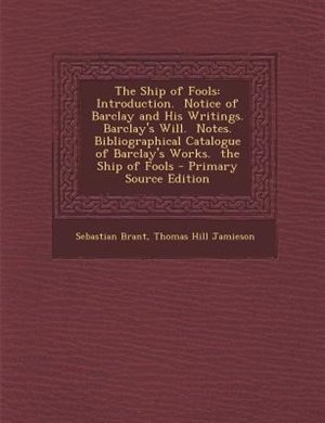 Couverture_The Ship of Fools