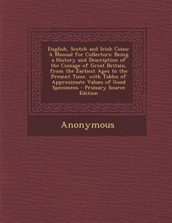 Couverture_English, Scotch and Irish Coins