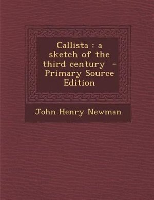 Callista: a sketch of the third century