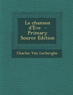 Couverture_La chanson d'+ve  - Primary Source Edition