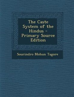 Front cover_The Caste System of the Hindus
