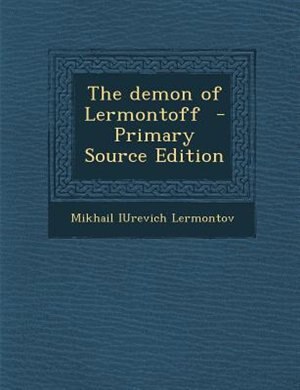 The demon of Lermontoff