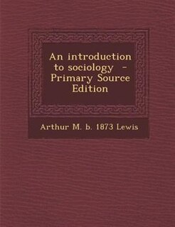 Couverture_An introduction to sociology  - Primary Source Edition