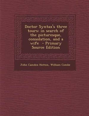 Front cover_Doctor Syntax's three tours