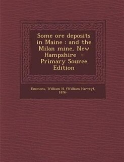 Couverture_Some ore deposits in Maine