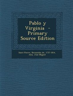 Couverture_Pablo y Virginia  - Primary Source Edition