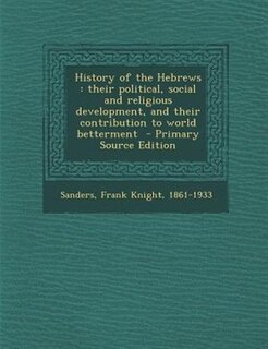 Couverture_History of the Hebrews