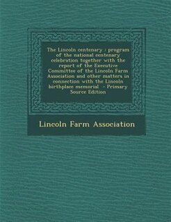 Couverture_The Lincoln centenary