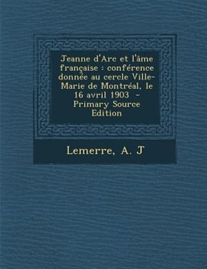 Couverture_Jeanne d'Arc et l'Gme frantaise