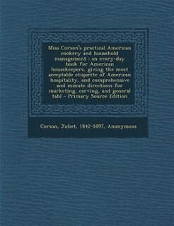 Couverture_Miss Corson's practical American cookery and household management