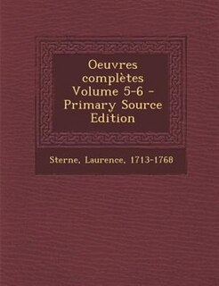 Front cover_Oeuvres complFtes Volume 5-6 - Primary Source Edition