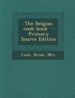 The Belgian cook-book