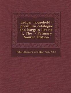 Front cover_Ledger household