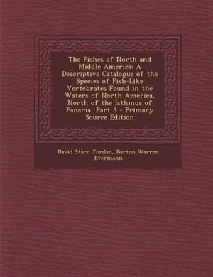 Front cover_The Fishes of North and Middle America
